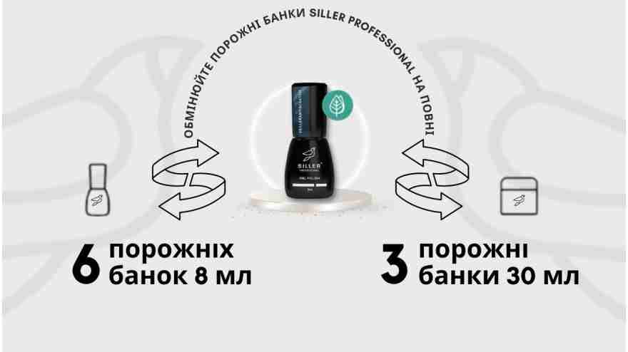 Обменивайте пустые баночки Siller Professional на полные!