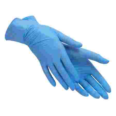 Перчатки нитриловые без пудры нестерильные ABENA Care365 Голубые 100 шт M