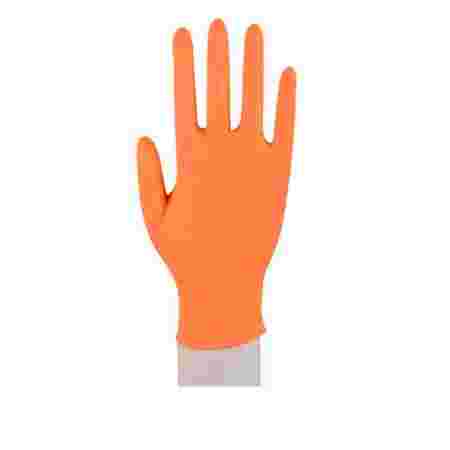 Перчатки нитриловые ABENA Оранжевые 1 пара