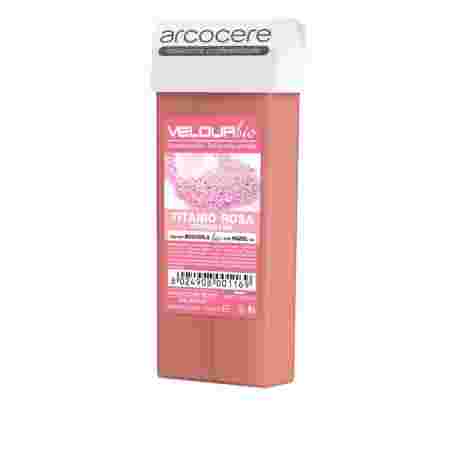 Воск в кассете ARCOCERE VELOUR Bio "Titanium Pink" 100 мл