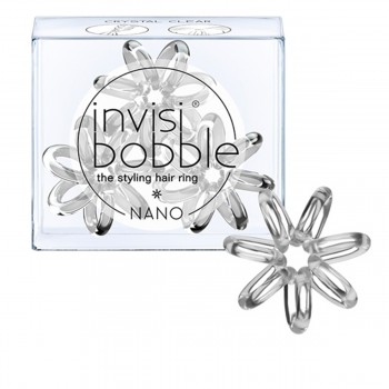 Резинка-браслет для волос Beauty Brands Invisibobble NANO Cristal Clear