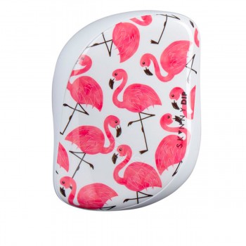 Расческа Beauty Brands Tangle Teezer Compact Styler Flamingo Skinny Dip White