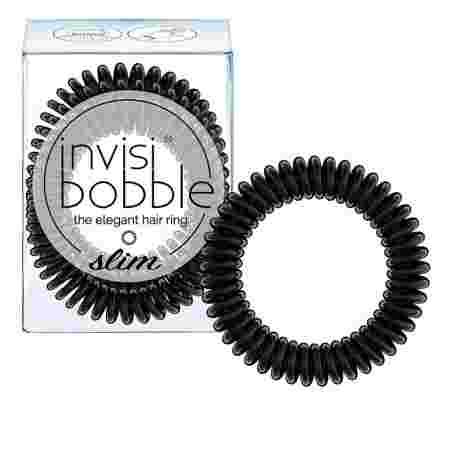 Резинка-браслет для волос Beauty Brands invisibobble SLIM True Black