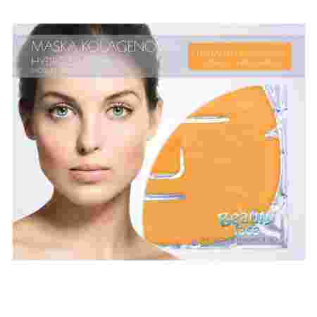 Маска Коллагеновая BeautyFase Collagen Fase Mask апельсиновый экстракт с витамином С восстановление клеток кожи