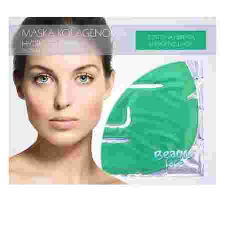 Маска Коллагеновая BeautyFase Collagen Fase Mask зеленый чай витаминизация антиоксидант
