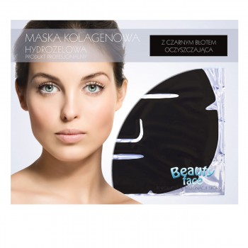 Маска Коллагеновая BeautyFase Collagen Fase Mask черная глина мертвого моря очищение анти-акне
