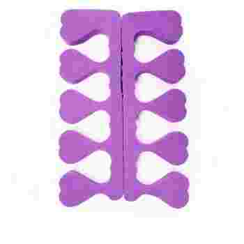 Разделитель пальцев люкс Doily фиолетовый 5 пар в упаковке
