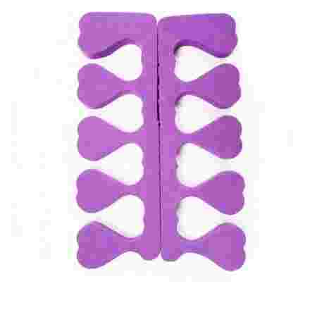 Разделитель пальцев люкс Doily фиолетовый 5 пар в упаковке