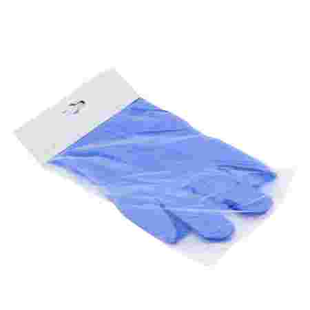 Перчатки HDPE с топером полиэтилен 100 штуп (Голубой)