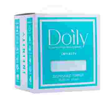 Полотенца Doily Infinity гладкие 40*70 55 гм 50 шт (2*25 шт) в коробке (Мятный)