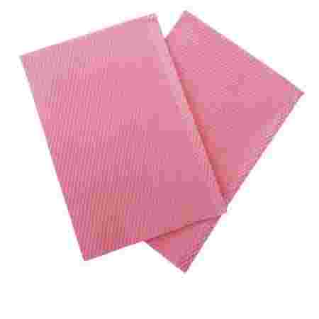 Салфетка-нагрудник Doily медицинская 3-х слойная 33х41 см (50 шт) (Розовый)