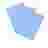 Салфетка-нагрудник Fortius Pro медицинская 3-х шаровая 3341 см (50 шт) (Голубая)