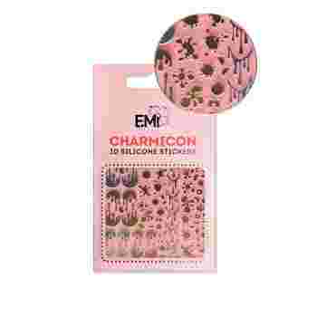 Наклейки для ногтей E.MI Charmicon 3D Silicone Stickers (165 Абстракция)
