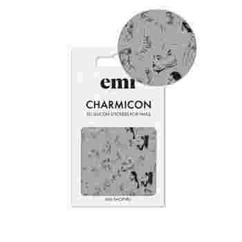 Наклейки для ногтей E.MI Charmicon 3D Silicone Stickers (172 Скетч)