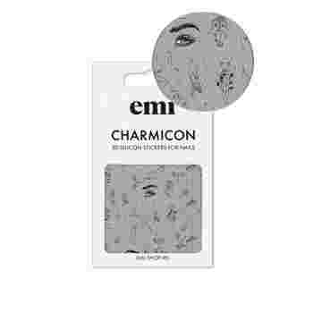 Наклейки для ногтей E.MI Charmicon 3D Silicone Stickers (173 Силуэты)
