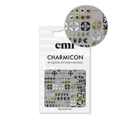 Наклейки для ногтей E.MICharmicon 3D Silicone Stickers (174 Значки и символы)