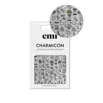 Наклейки для ногтей E.MI Charmicon 3D Silicone Stickers (189 Своя атмосфера)