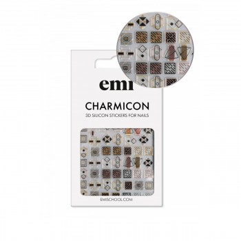 Наклейки для ногтей E.MI Charmicon 3D Silicone Stickers (193 Элегантность)