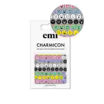 Наклейки для ногтей E.MI Charmicon 3D Silicone Stickers (197 Цветные смайлики)