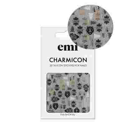 Наклейки для ногтей E.MI Charmicon 3D Silicone Stickers (201 Тигр)