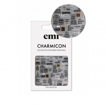 Наклейки для ногтей E.MI Charmicon 3D Silicone Stickers (202 Танцуют все!)