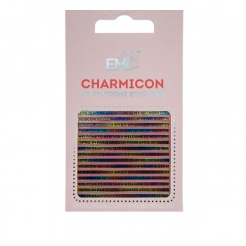 Наклейки для ногтей Charmicon 3D Silicone Stickers (Слова №103)