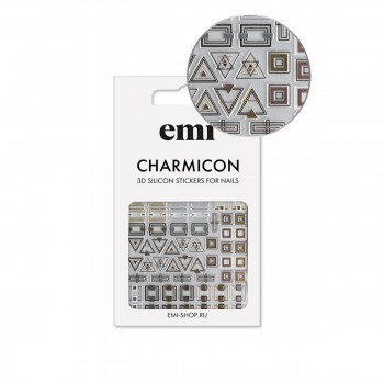 Наклейки для ногтей E.MI Charmicon 3D Silicone Stickers (192 Классика)