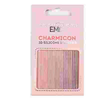 Наклейки для ногтей E.Mi Charmicon 3D Silicone Stickers (Линии № 118)