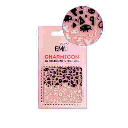 Наклейки для ногтей E.Mi Charmicon 3D Silicone Stickers (Тайные символы № 119)