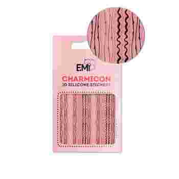 Наклейки для ногтей E.Mi Charmicon 3D Silicone Stickers (Линии № 122)