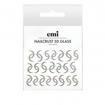 Трафарет-слайдер E.MI 5D NailCrust GLASS (№6 Селена)