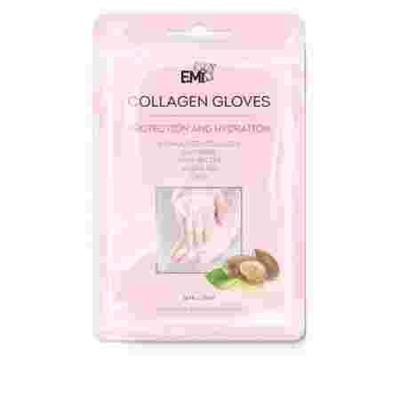 Маска-лосьон "перчатки" для рук E.MI Collagen Gloves 1 пара
