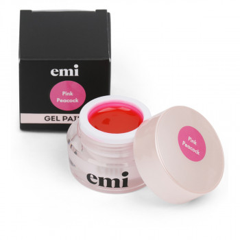 Гель-краска Glass E MI 5 мл (Розовый павлин)