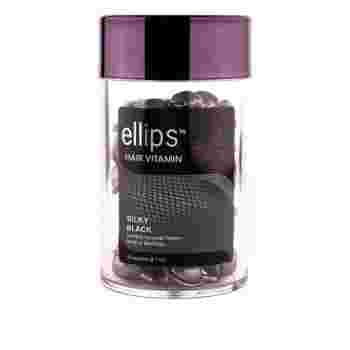 Витамины для волос Silky Black Ellips Шелковая ночь (блеск темных волос) 50*1 мл