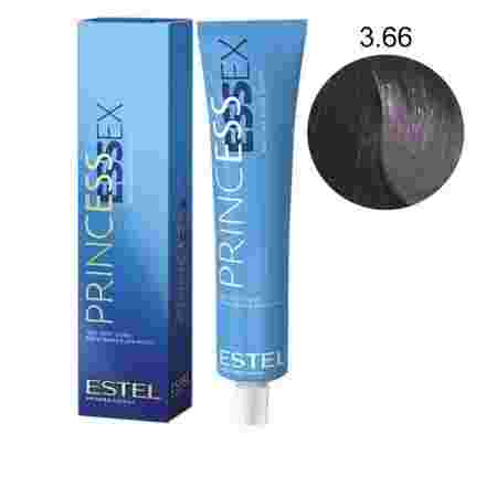 Краска-крем ESTEL CHROME Princess Essex для волос 60 мл (3-66)