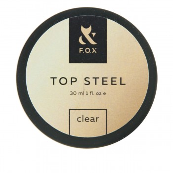 Топ для гель-лака FOX Top Steel Clear (банка) 30 мл 