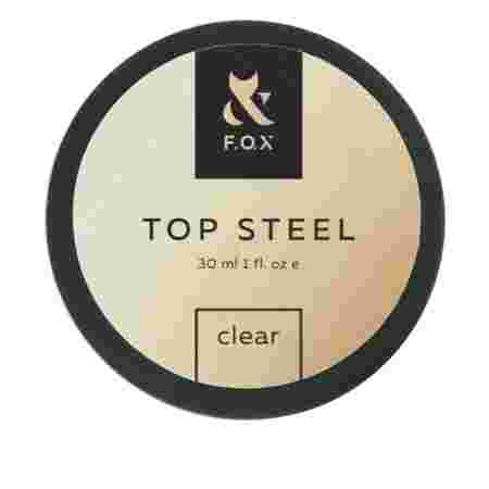 Топ для гель-лака FOX Top Steel Clear (банка) 30 мл 