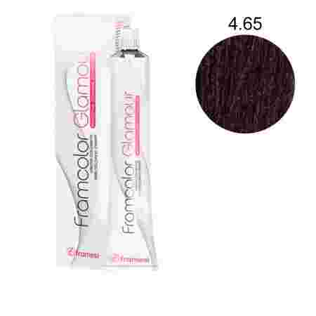 Краска для волос Framesi Glamour, 100 мл (4-65-Фиолетов натурал средний каштан)