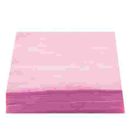Салфетки нарезанные 20х20 сетка 50 шт (Розовый)