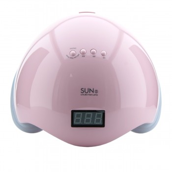 Лампа SUN 5 LED/UV гибрид с дисплеем 48 Вт (Pink)