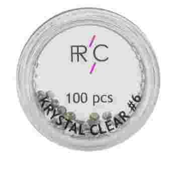 Стразы цветные 6 FRC 100 шт (Cristal)