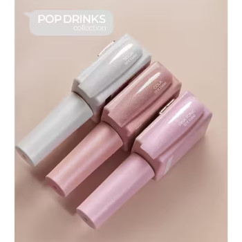 База HELLO Tint POP DRINKS Collection 15 мл (061 Pink Tonic с шимером)