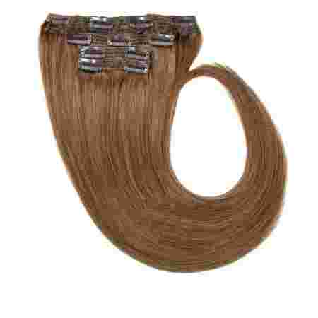 Волосы на заколках Human Hair Е 55 см 120 г (+/-5 г) (4 пряди) 10