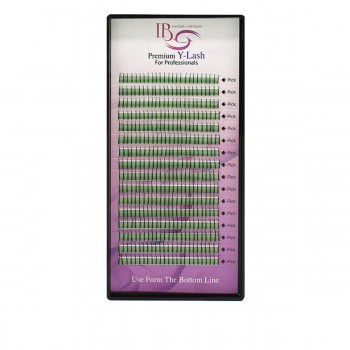 Ресницы I-Beauty в коробке 16 линий Y-объем (0,15*D 16 мм)