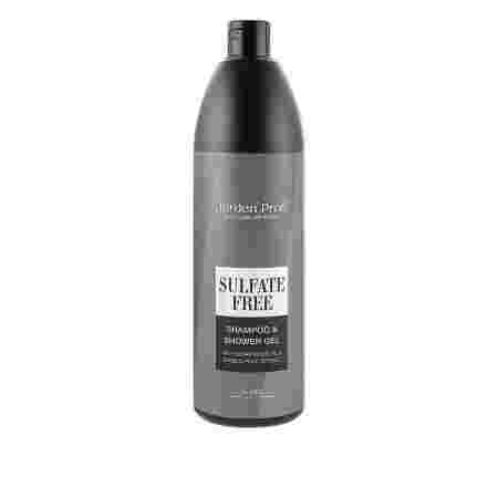 Шампунь-гель для душа мужской безсульфатный Jerden Proff Sulfate free Shampoo & Shower gel 1000 мл 