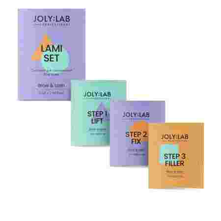 Система для ламинирования бровей и ресниц Joly:Lab (3 шт 2 мл)