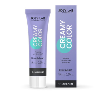 Краска для бровей и ресниц Joly:Lab Creamy Color 15 мл (Графит)