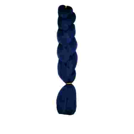 Канекалон однотонный KANEKALON 60 см 100 г (темно-синий (А28))