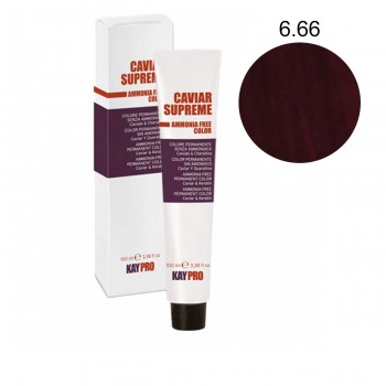 Краска KayPro Caviar Supreme для волос без аммиака 100 г (6-66)