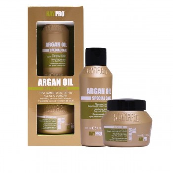 Набор KayPro Argana Oil питательный для сухих и тусклых волос (Шампунь 100 мл + Маска 100 мл) 